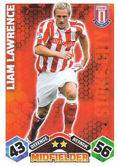 Liam Lawrence Stoke City 2009/10 Topps Match Attax #262
